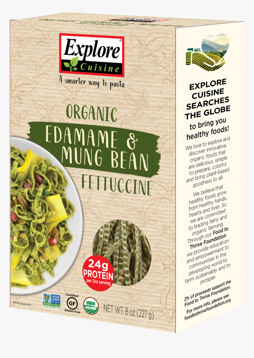 Organic Edamame And Mung Bean Fettuccine 
 Data Fancybox, HD Png Download