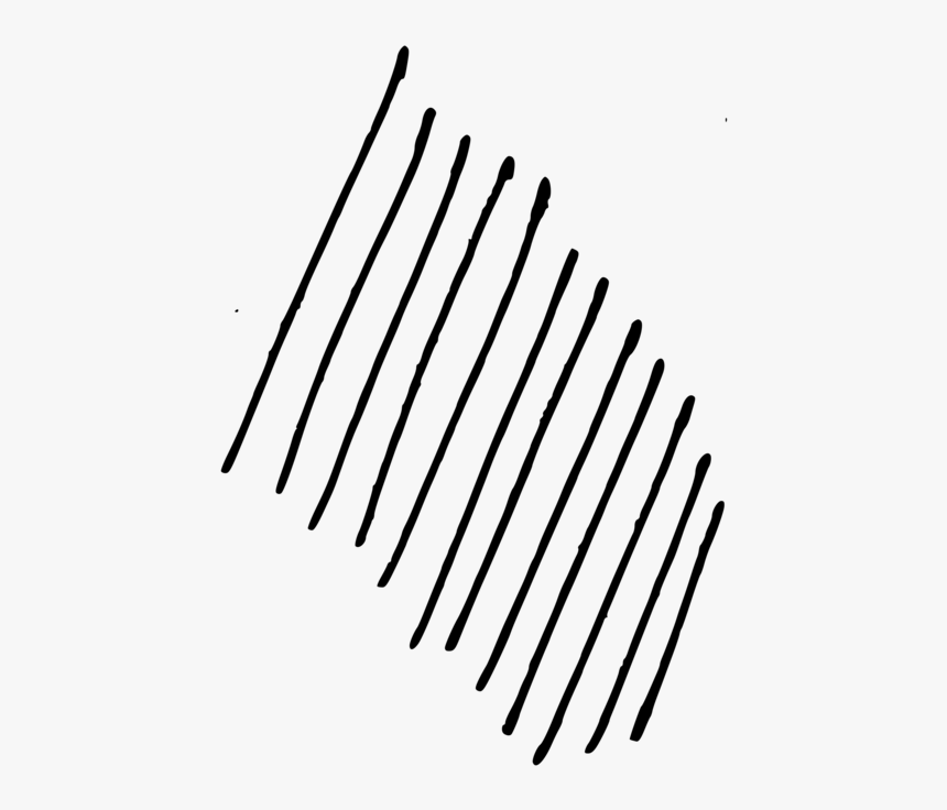 Angle,hardware Accessory,pitchfork - Black Sketch Lines Png, Transparent Png
