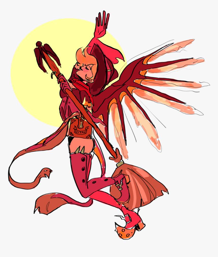 Overwatch Mercy Halloween Gif, HD Png Download