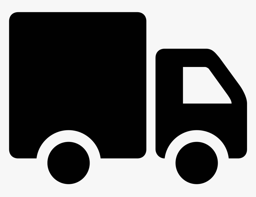 Free Download And Vector - Truck Icon Black Png, Transparent Png