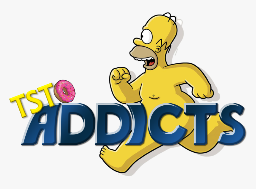 Naked Homer Running - Homer Simpson, HD Png Download