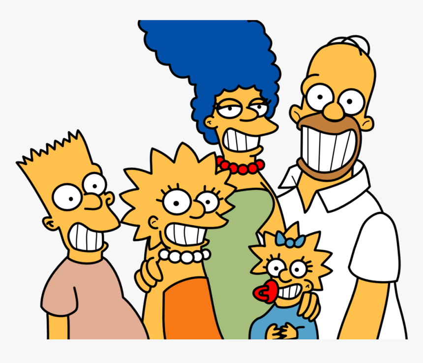 Free Download Simpson Family Vector Clipart Homer Simpson - Simpsons Family Vector, HD Png Download
