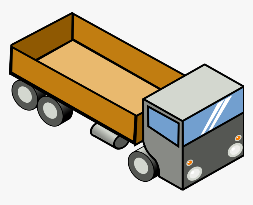 Iso Truck 4 Clipart - Truck Clip Art, HD Png Download