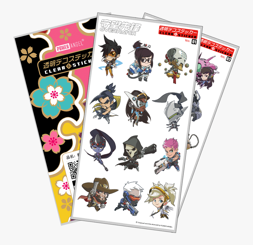 Hot Selling Pc Game Overwatch Reaper Tracer Emoticon - Naruto Phone Stickers, HD Png Download