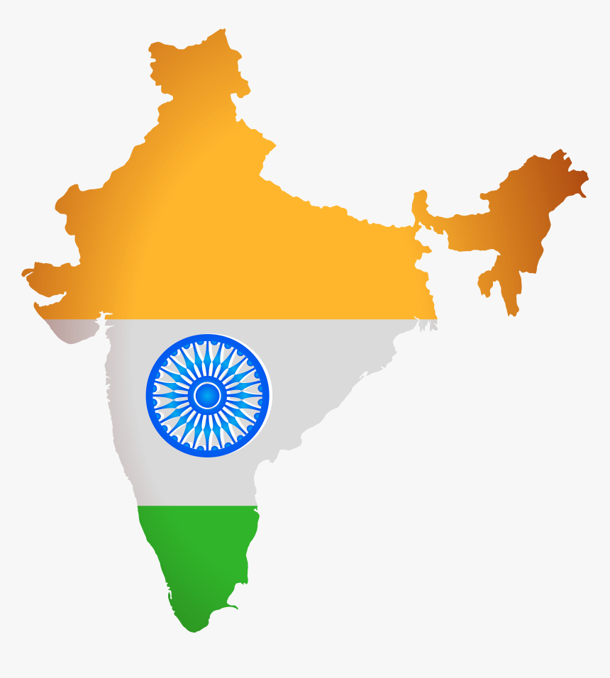India Map Png Image Background, Transparent Png