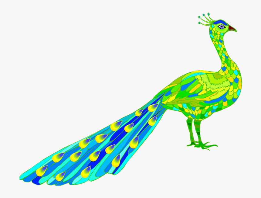 Free Peacock Clipart - Majestically Meaning, HD Png Download