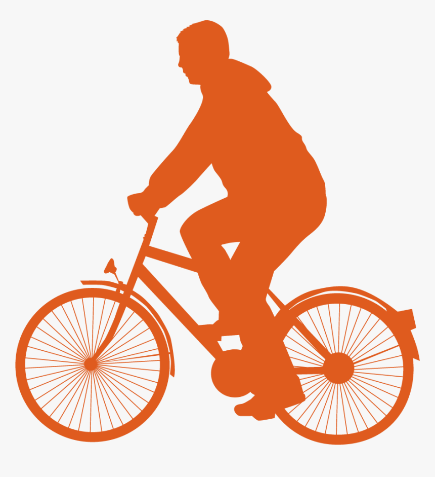 Bike Cyclist Riding, HD Png Download