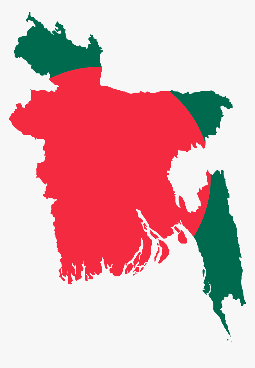Bangladesh Flag Png - Bangladesh Map Flag Png, Transparent Png
