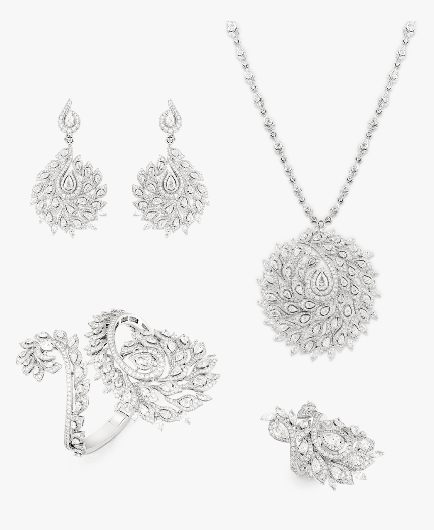 Sartoro Peacock 4 High Jewelry Set - Locket, HD Png Download