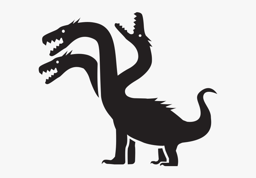 With The Right Strategy Even The Three-headed Hydra - Three Headed Hydra, HD Png Download