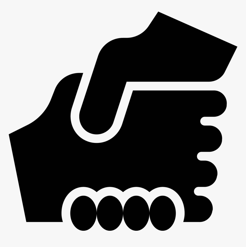 Helping Hand Icon - Helping Hand Icon Black, HD Png Download