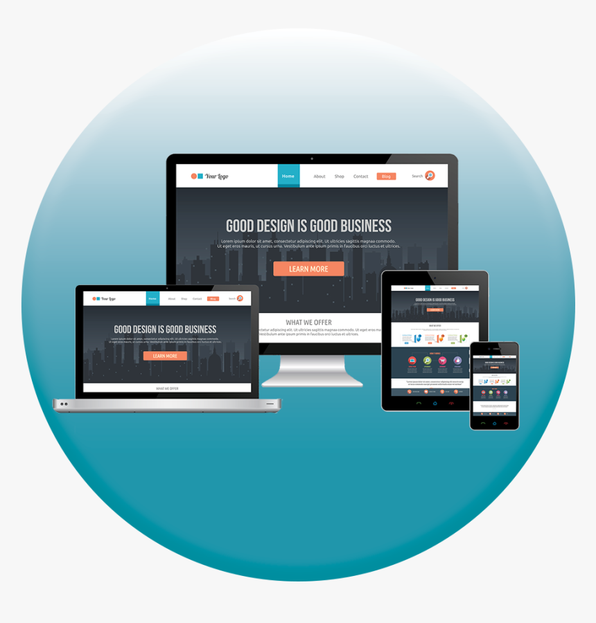 Website Design - College Web Design Responsive, HD Png Download
