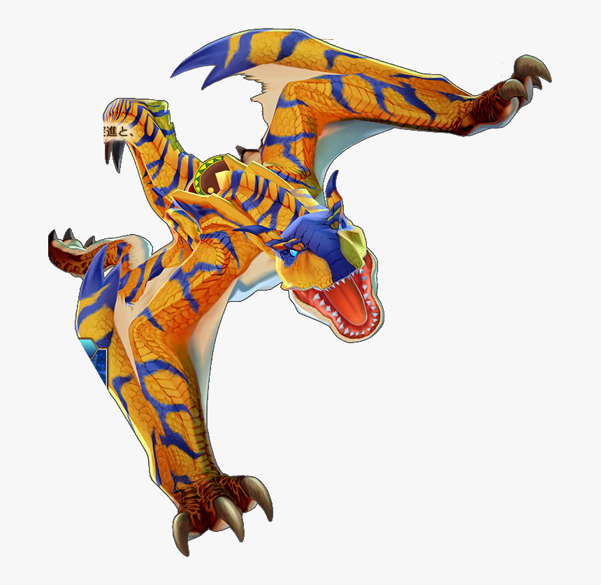 Transparent Bent Fishing Pole Clipart - Monster Hunter Stories Tigrex, HD Png Download
