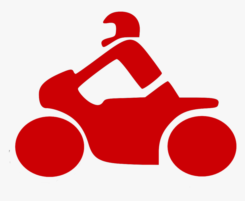Biker Icon Clipart , Png Download - Motorcycle Clip Art, Transparent Png