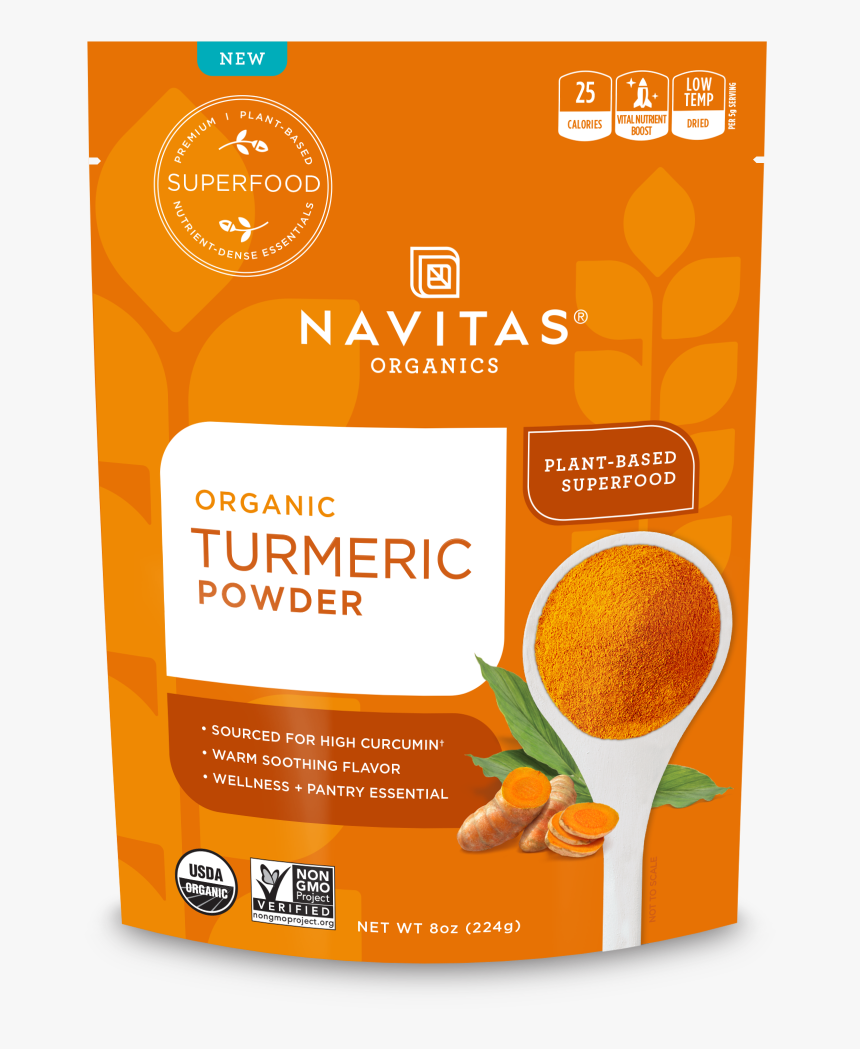Navitas Turmeric Powder, HD Png Download , Transparent Png Image PNGitem