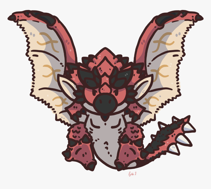 Rathalos In Monster Hunter Games - Monster Hunter World Rathalos Chibi, HD Png Download