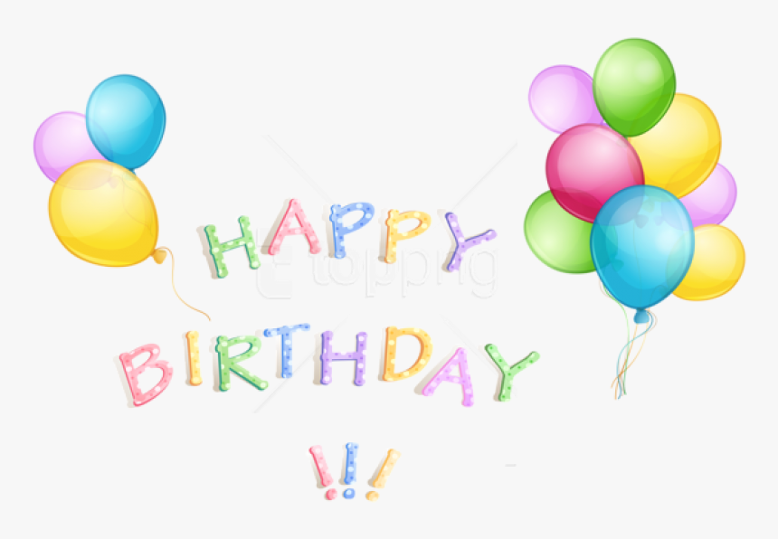 Birthday Balloon Backgrounds Png - Balloon, Transparent Png