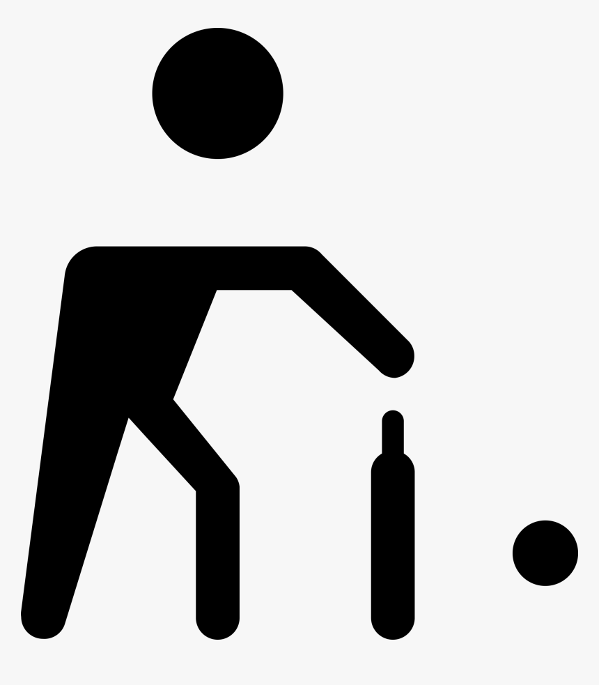 Cricket-15 Clip Arts - Crichat Simbol In Black And White, HD Png Download