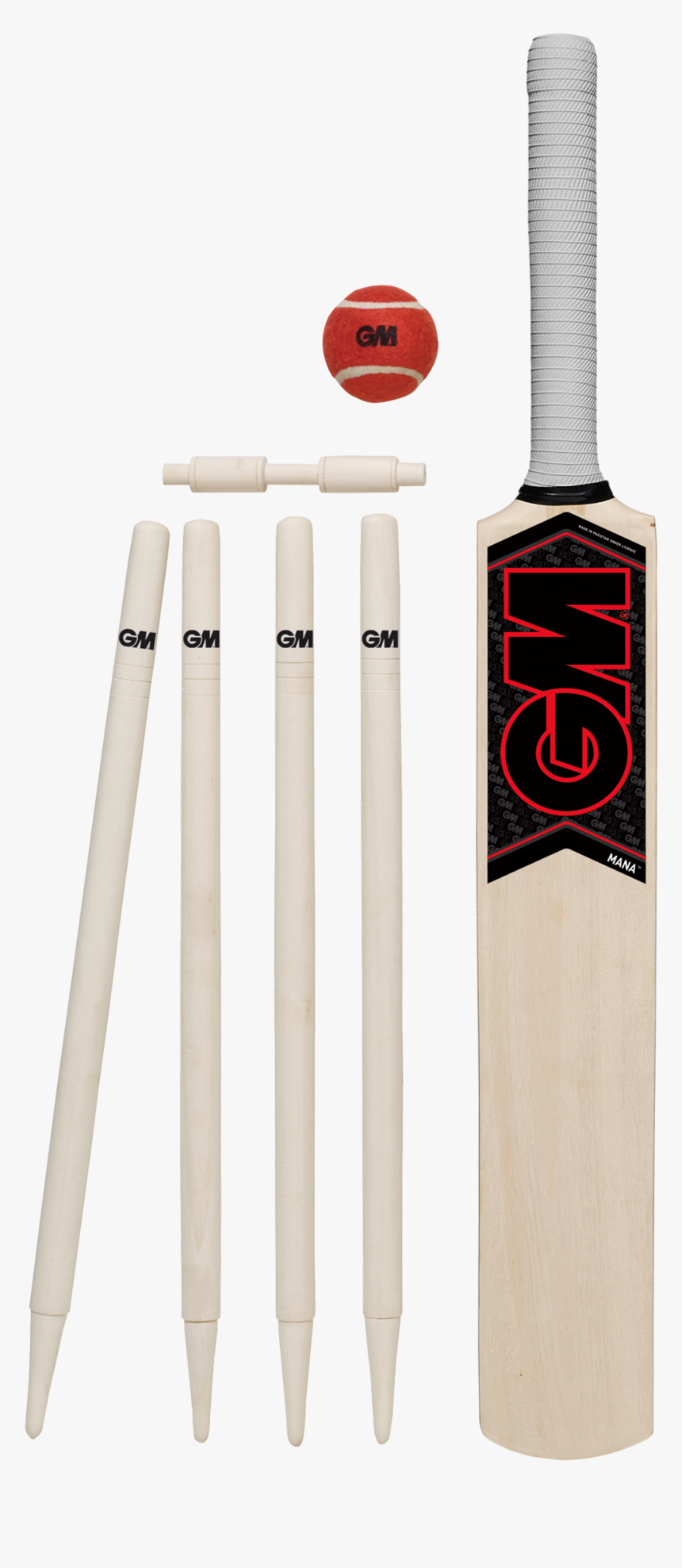 Cricket Bat And Ball Png - Gm Mana Cricket Set, Transparent Png