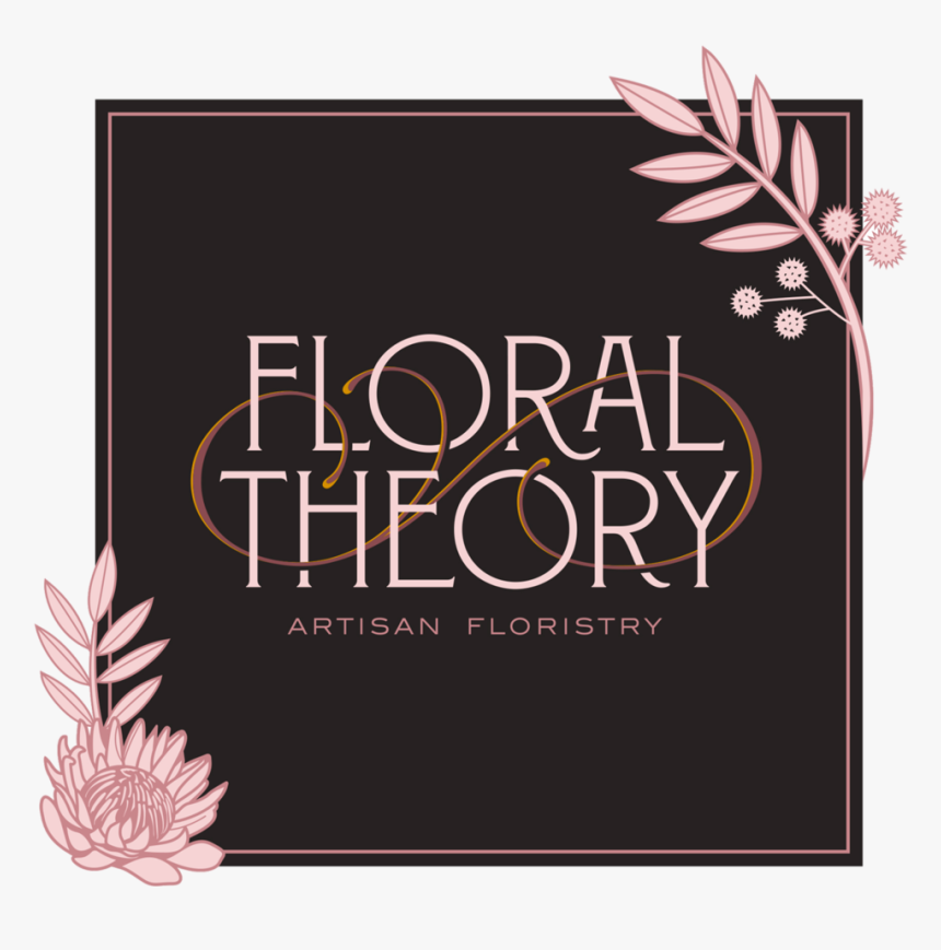 Floral Theory Square Logo Dark - Floral Design, HD Png Download