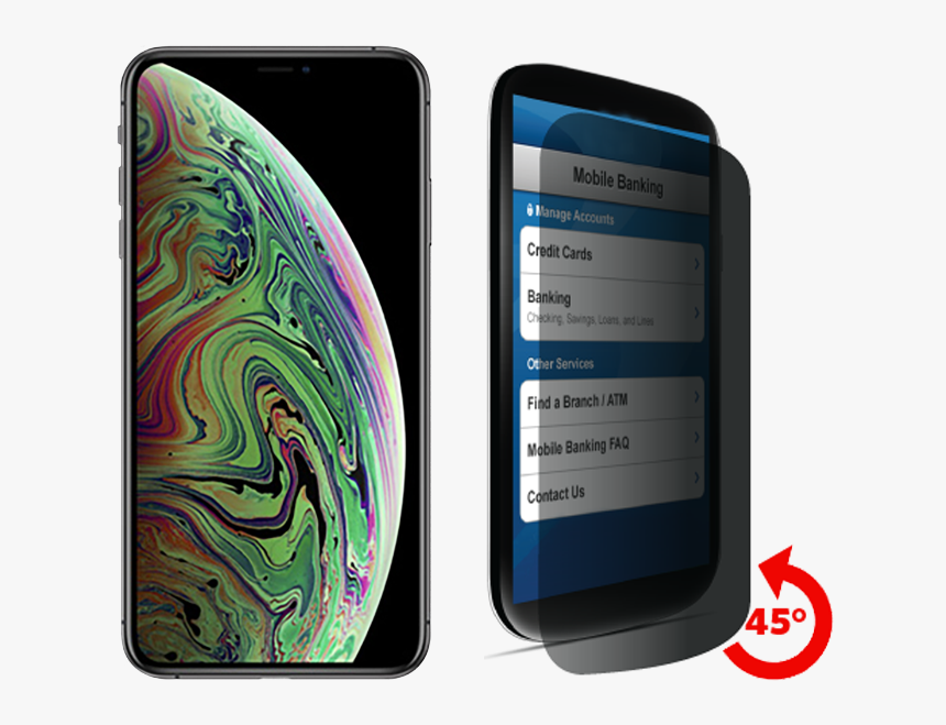 Cellhelmet Privacy Tempered Glass For Iphone Xs Max - Xperia 1 Vs Iphone Xs Max, HD Png Download