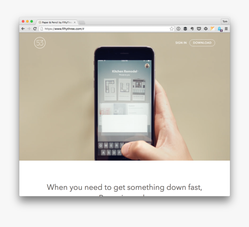 Paper By Fiftythree - Iphone, HD Png Download