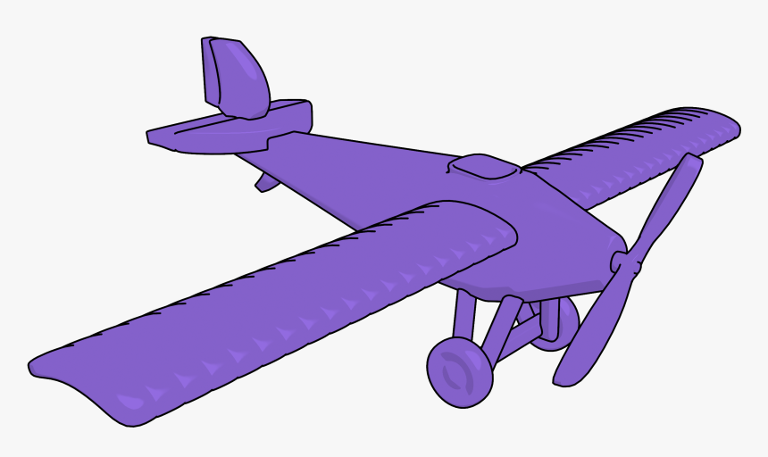 Monoplane V1 Plane Clipart Png - Airplane, Transparent Png