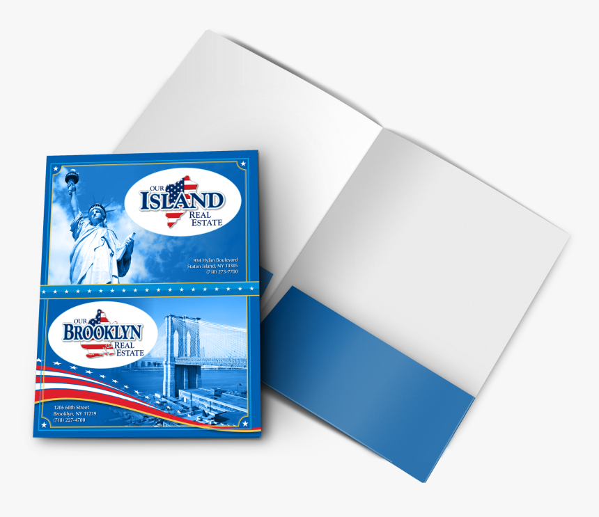 Presentation Folder Printing Brooklyn - Brochure, HD Png Download