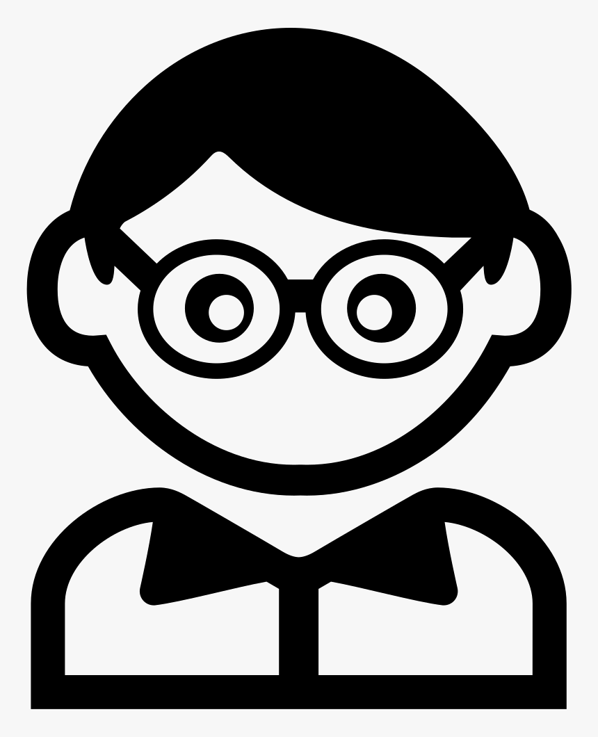 Kid With Circular Eyeglasses - Persona Con Lentes Icono, HD Png Download