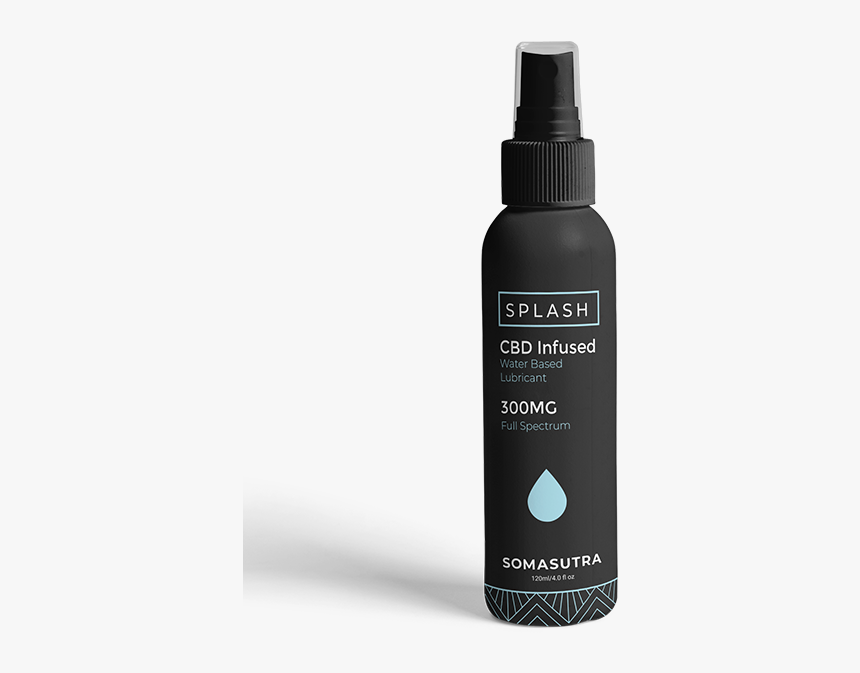 Splash Water Based Cbd Infused Lubricant - Cosmetics, HD Png Download