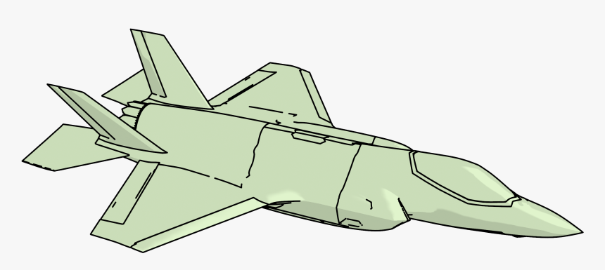 F-35a Lightning Ii Plane Clipart Png - Lockheed Martin F-22 Raptor, Transparent Png