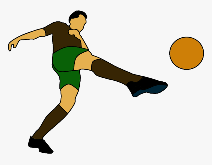 Football, Player, Sport, Shooting, Match, Clipart - Clip Art, HD Png Download