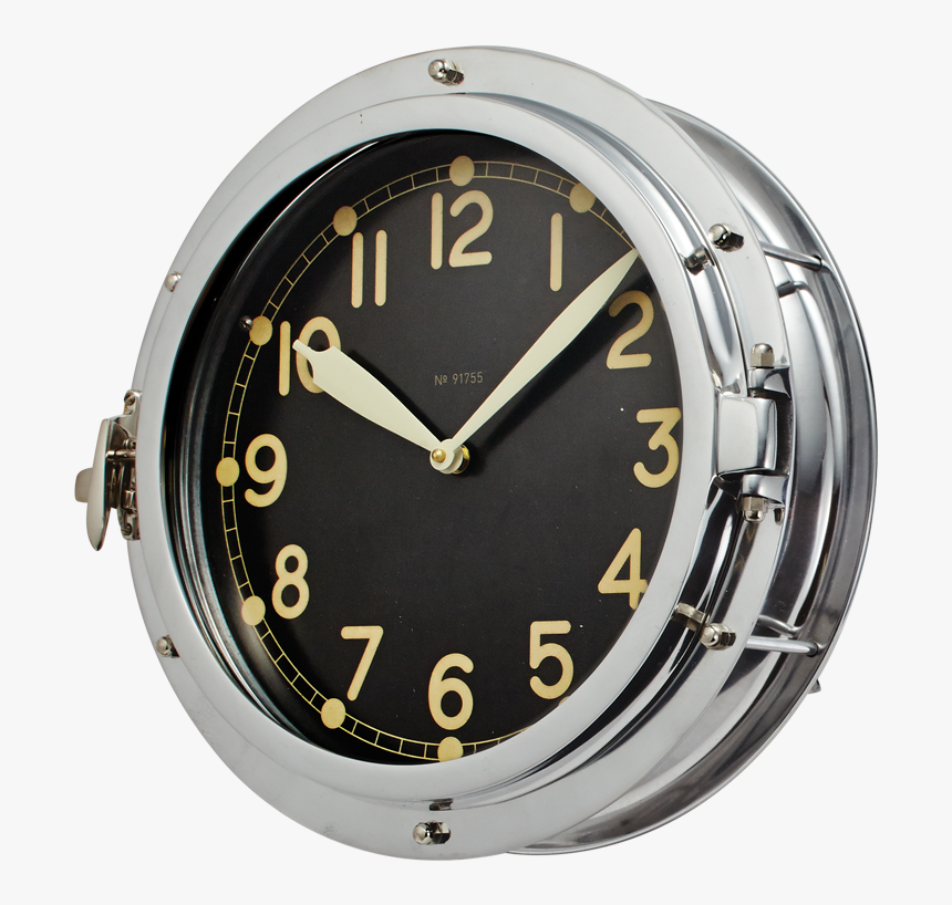 Airship Wall Clock Aluminum - Clock, HD Png Download