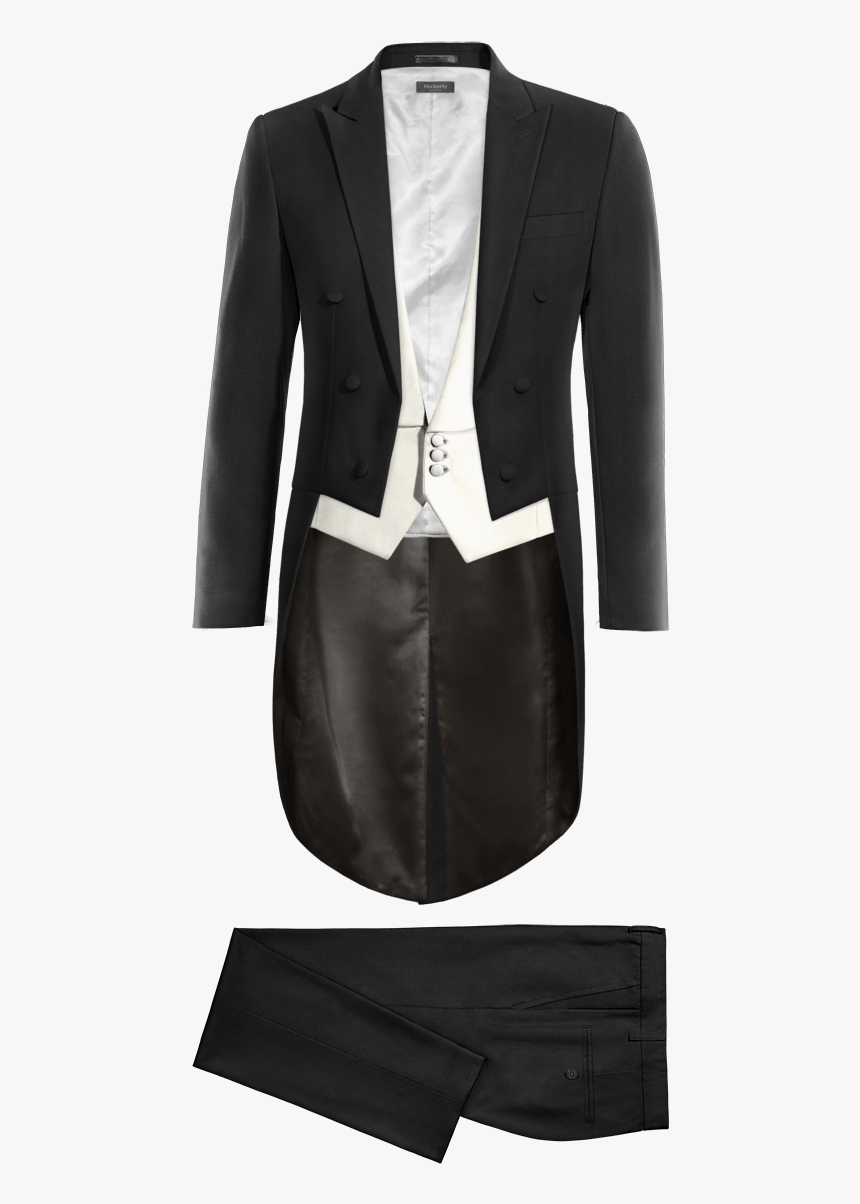 Grey 3-piece Tailcoat - Frac En Hockerty, HD Png Download