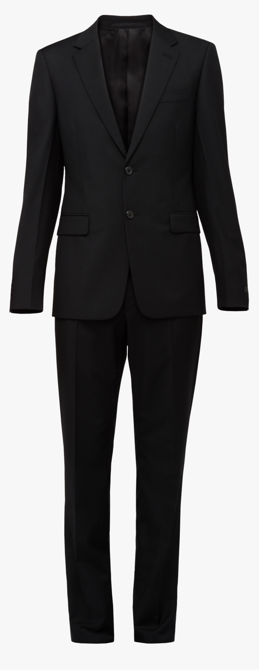 Black - All Black Suit Prada, HD Png Download