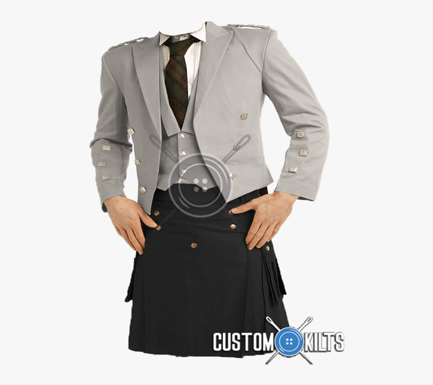 Casual Prince Charlie Kilt Outfit, HD Png Download