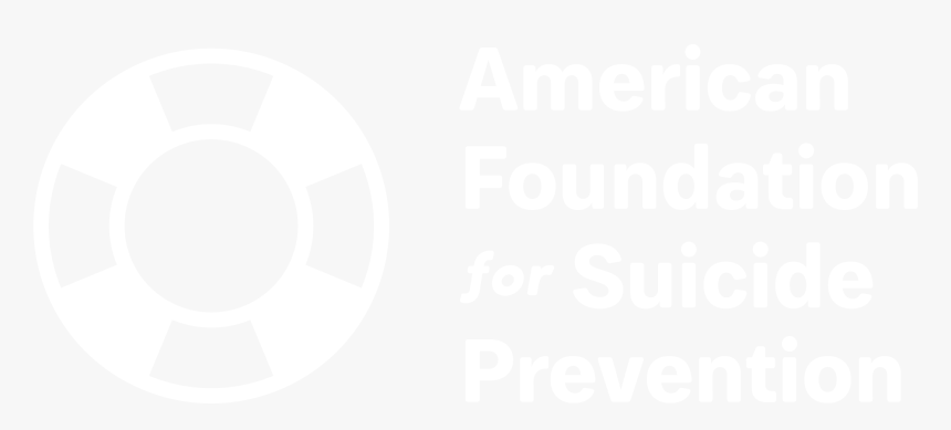 Afsp Logo - American Foundation For Suicide Prevention White Logo, HD Png Download