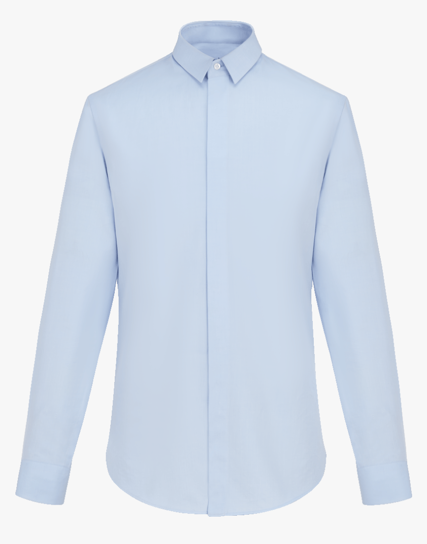 Shirt With Concealed Button Closure Fw19 Collection, - Formal Wear, HD Png Download