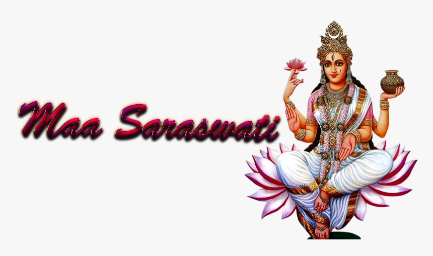 Saraswati Puja 2019 Png Transparent Image - Saraswati Photo Hd Png, Png Download