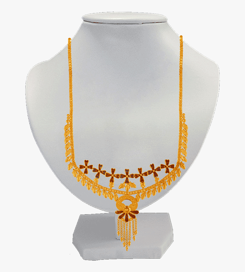 Chandra Jewellers 22kt Yellow Gold Necklace For Women - Necklace, HD Png Download