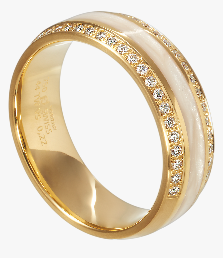 White Rings In Gold, Platinum And Palladium Furrer - Jewelry Png Palladium, Transparent Png