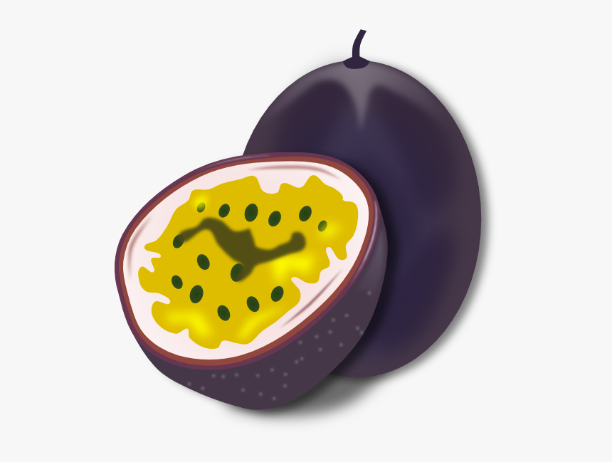 Fruits Clip Art - Passion Fruit Vector Png, Transparent Png