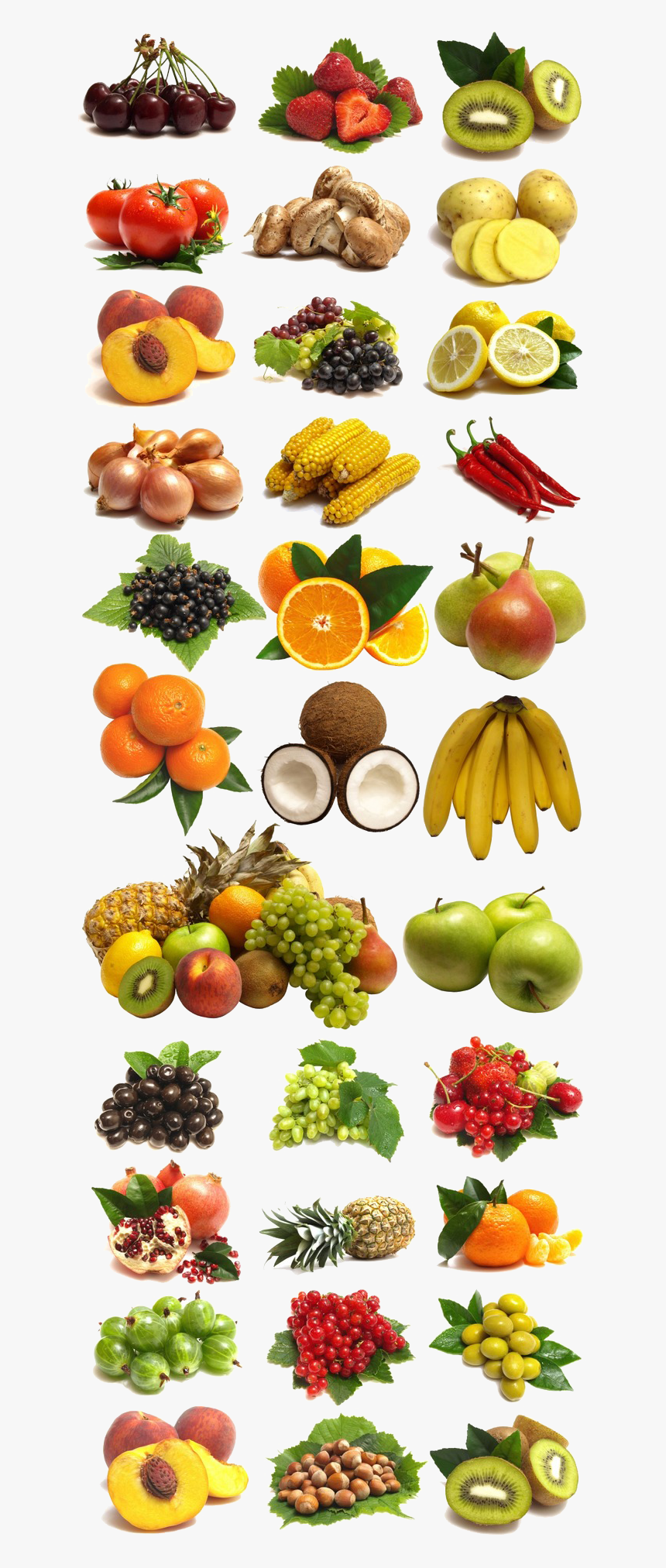 And Of Vegetables Collection Large Fruits Clipart - Food For Anti Diabetic, HD Png Download