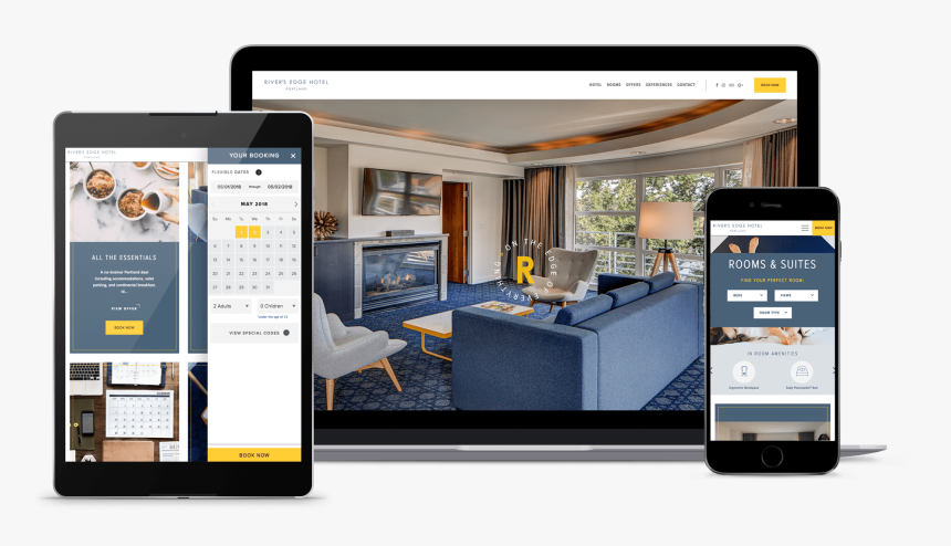 Hotel Websites - Hotel Web Design, HD Png Download