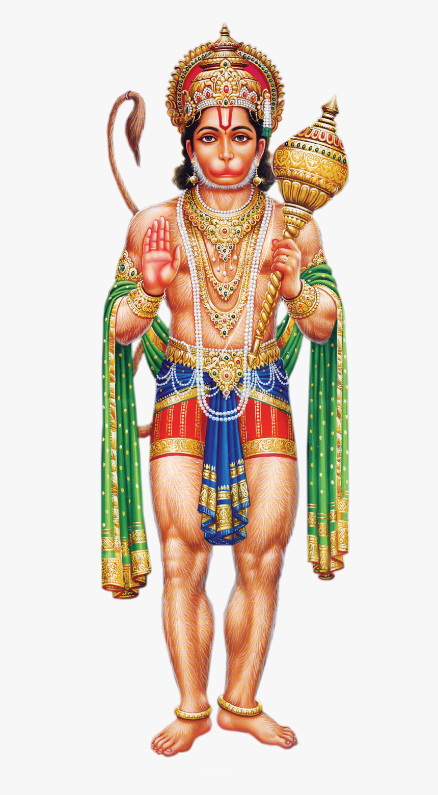 Hanuman, Pngforall February - Hanuman Png Hd, Transparent Png