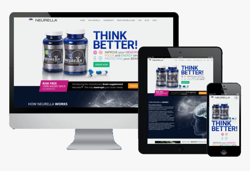 Product Website Design - Online Advertising, HD Png Download