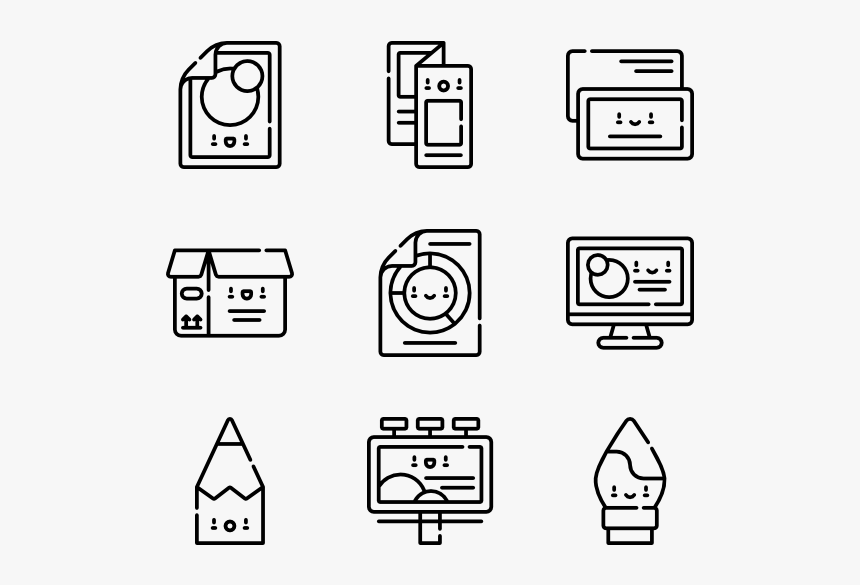 Graphic Design - Online Vector Icon, HD Png Download