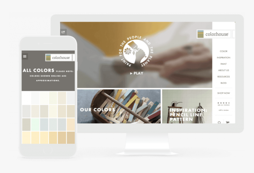Colorhouse Ecommerce Web Design - Web Design E Commerce, HD Png Download
