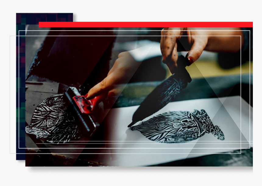 Linocut, HD Png Download