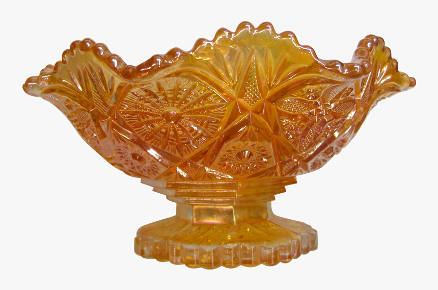 Imperial Fancy Flowers Marigold Compote - Punch Bowl, HD Png Download